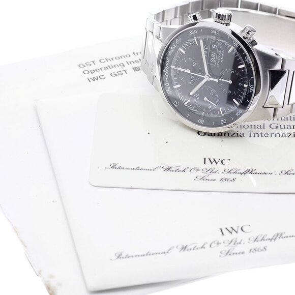 IWC SCHAFFHAUSEN GST chronograph IW370708 Day date Automatic Men's Watch_879000 - Picture 1 of 7